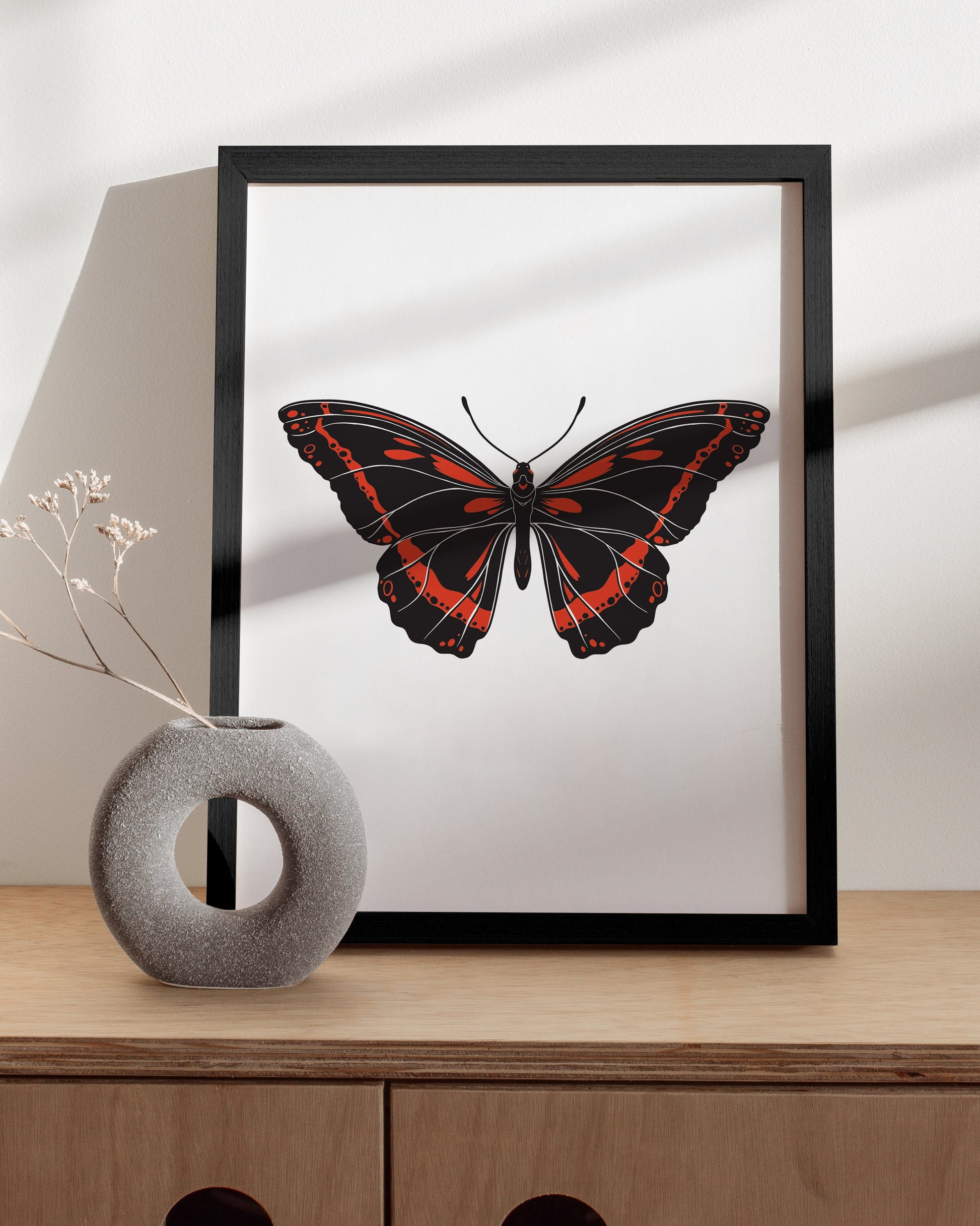 Stunning Red Butterfly: Nature's Elegance Unleashed!
