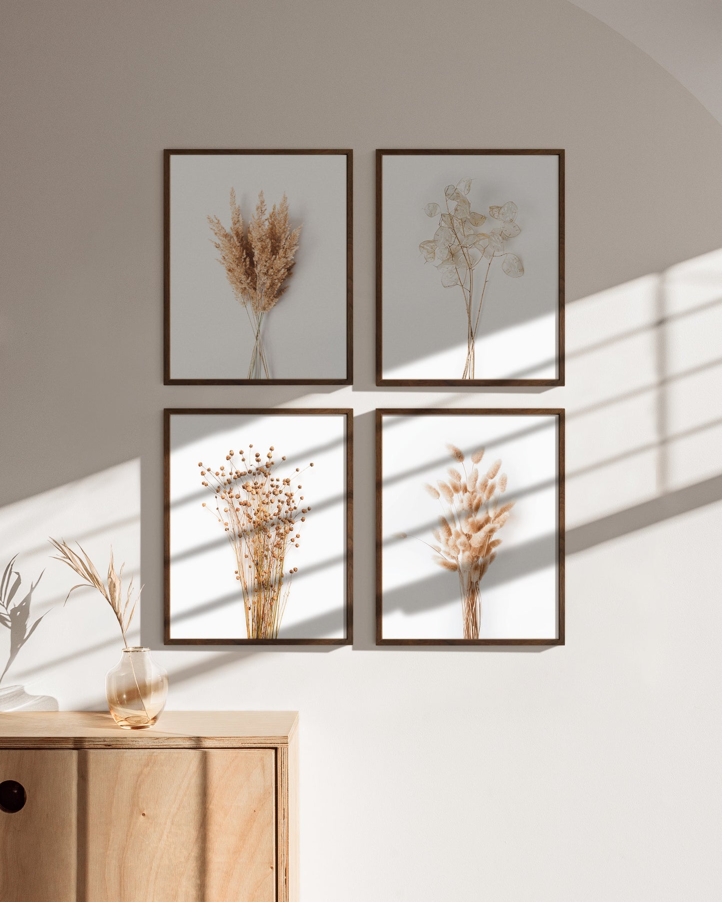 Brown Foliage Plants (4pc)