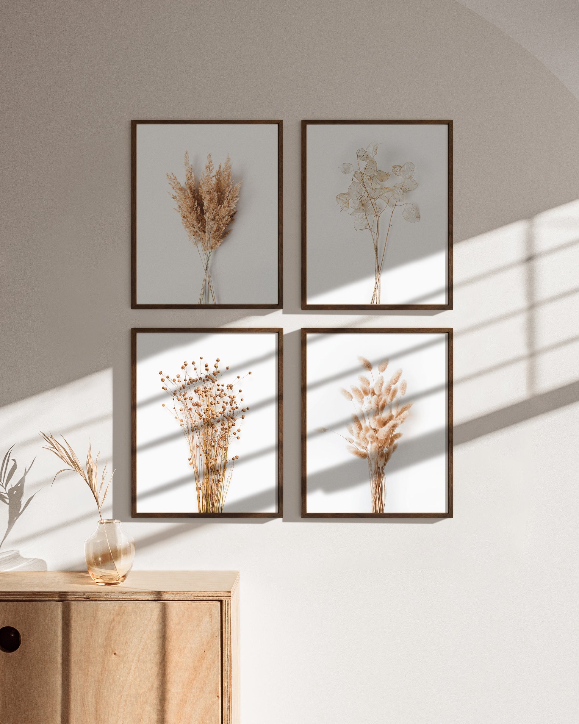 Brown Foliage Plants (4pc)
